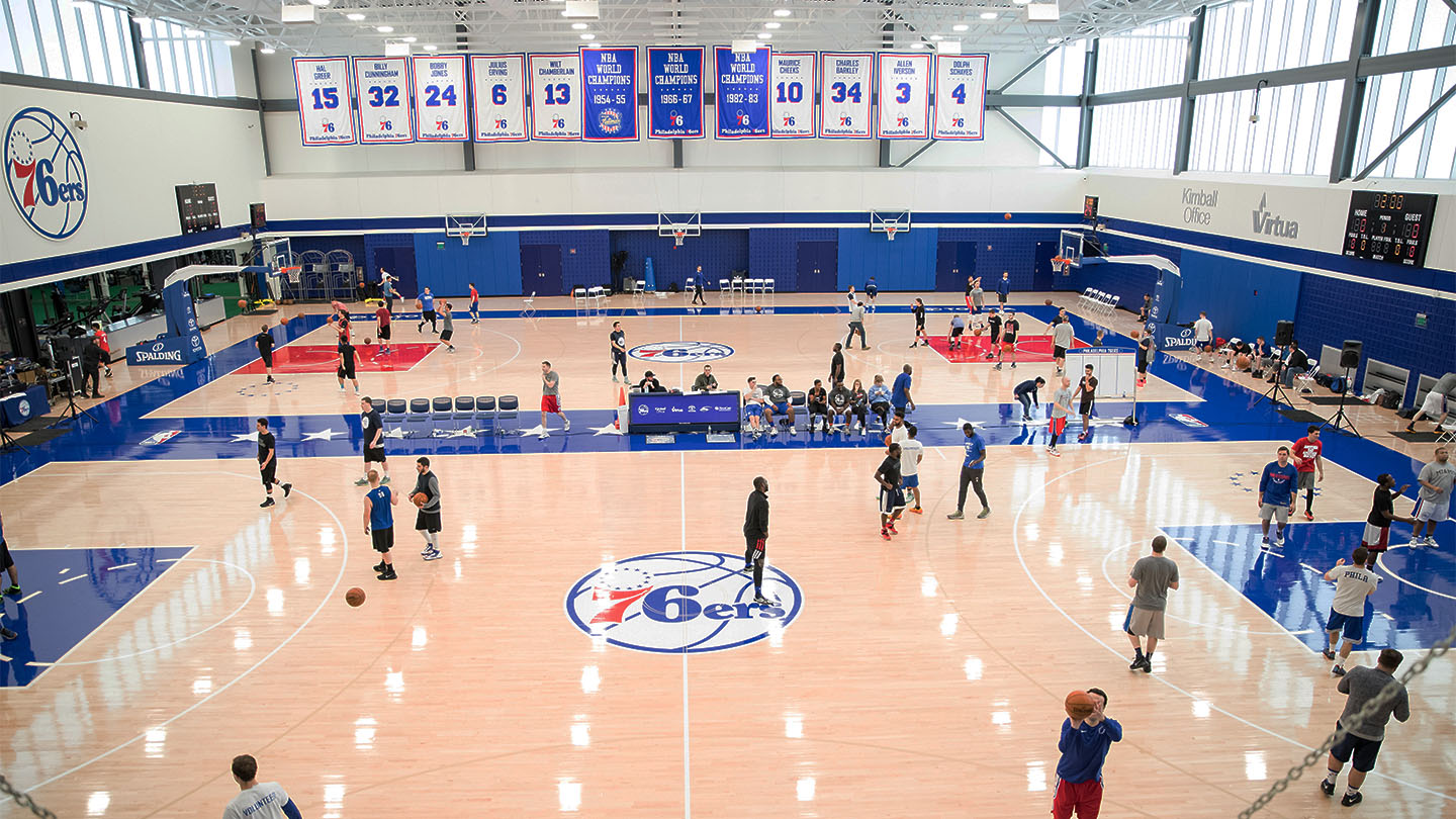 Inside the 76ers training complex